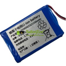Batterij voor PLC 553450-1S-1150mAh [Vervangende batterij]